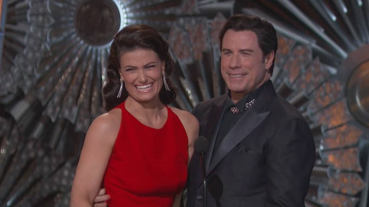 Idina Menzel and Glom Gazingo present Best Original Song at Oscars 2015 (VIDEO)