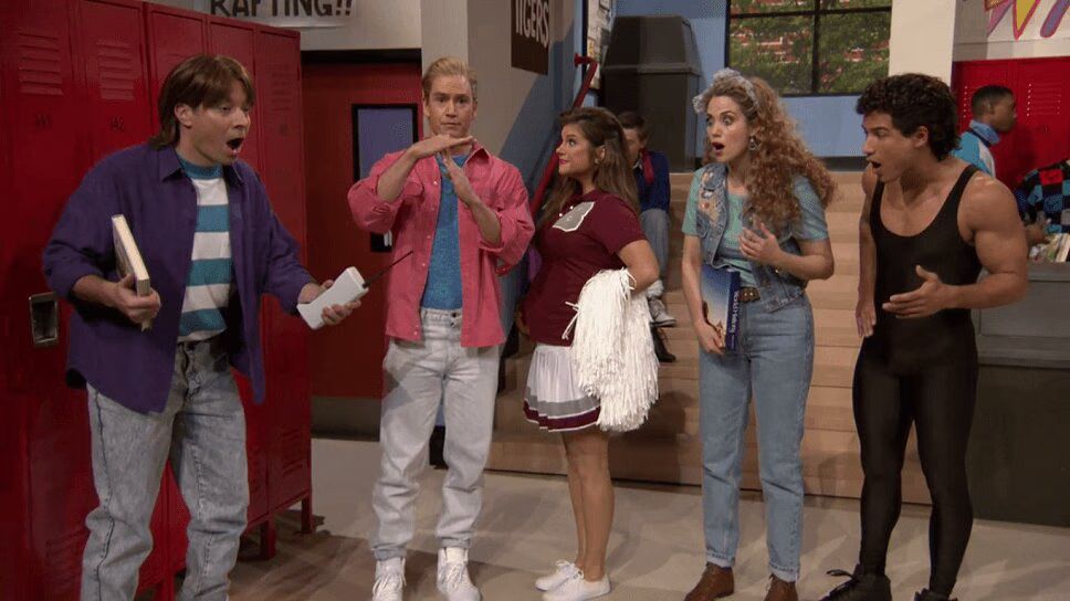 Jimmy Fallon Visits Bayside With 'Saved By the Bell' Cast on The Tonight Show (VIDEO)