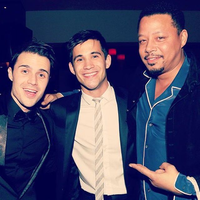 Kris Allen and Dez Duron with Terrence Howard (PHOTO)