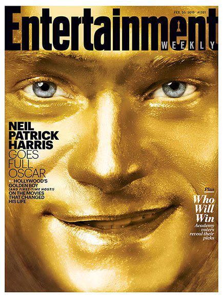 Neil Patrick Harris painted in Gold for Oscars (PHOTO)
