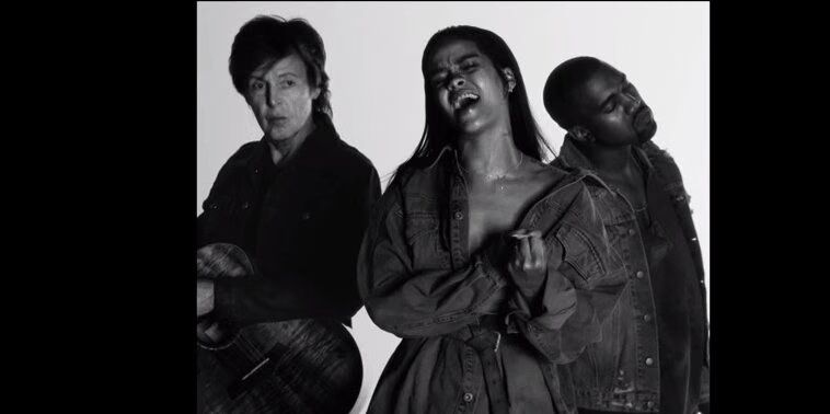 Rihanna releases 'FourFiveSeconds' official video with Paul McCartney