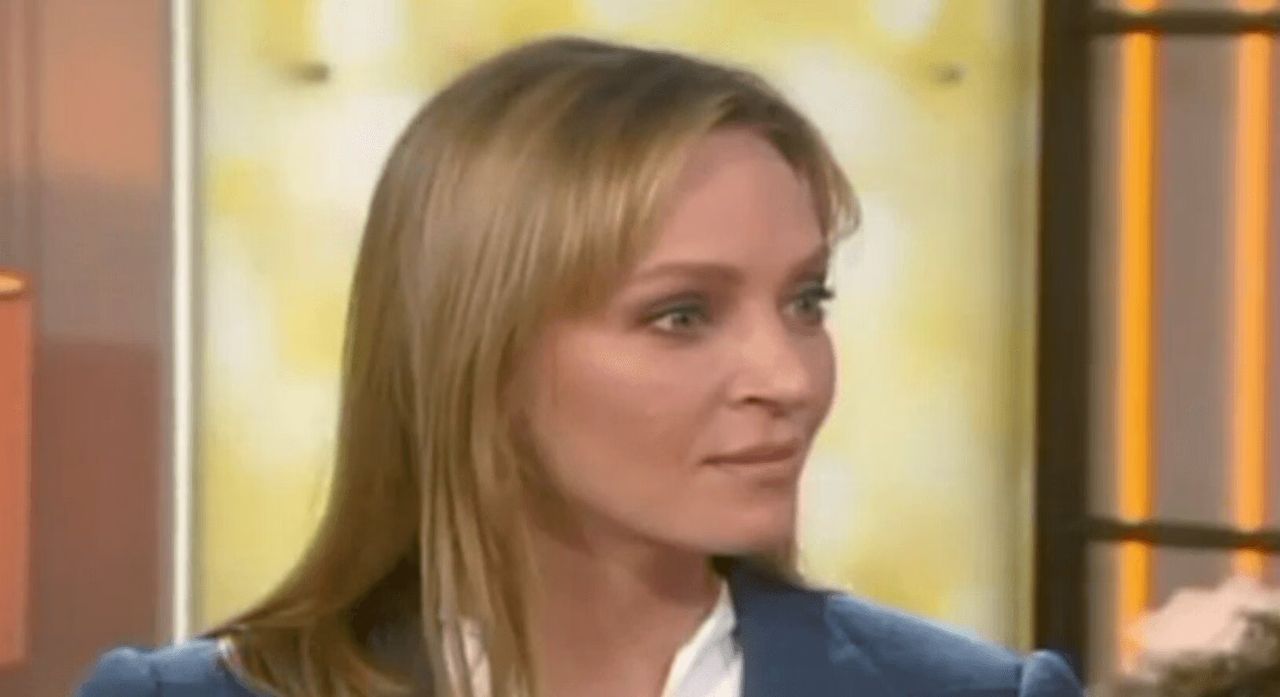 Uma Thurman face back to normal again! (Thank god) (VIDEO)