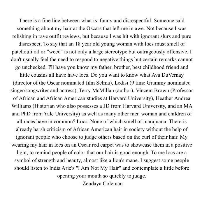 Zendaya responds to Giuliana Rancic
