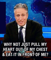 Jon Stewart Heart GIF