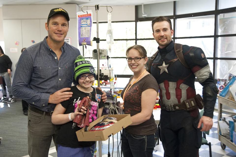 Chris Evans Captain America Hospital