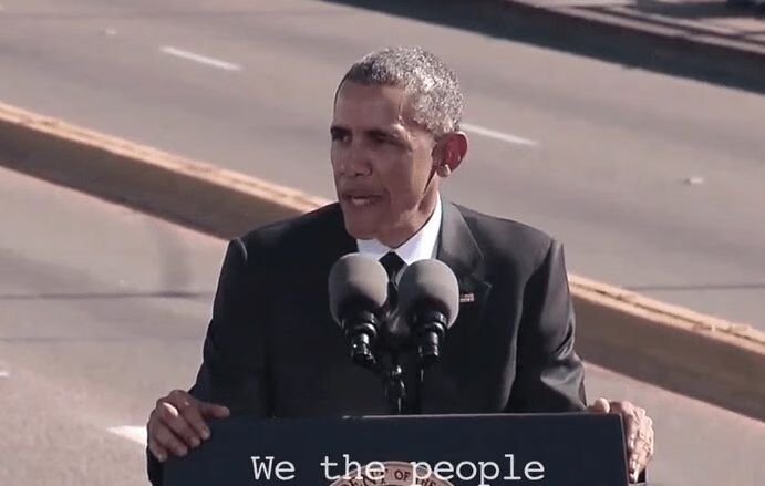 Barack Obama sings 'We The People' (VIDEO)