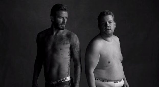 David Beckham and James Corden Have a New Underwear Line