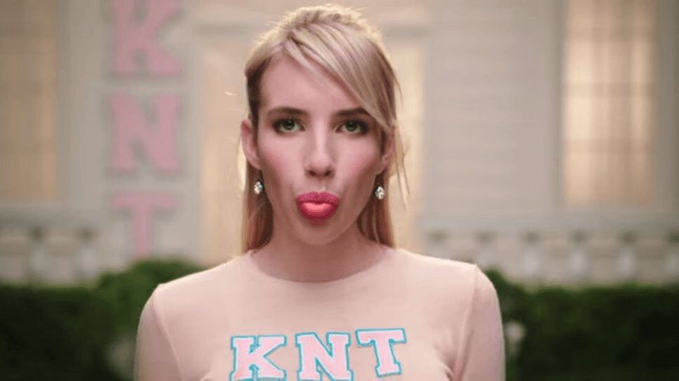 Emma Roberts Makes Bubble Gum Frightening In 'Scream Queens' Teaser (VIDEO)