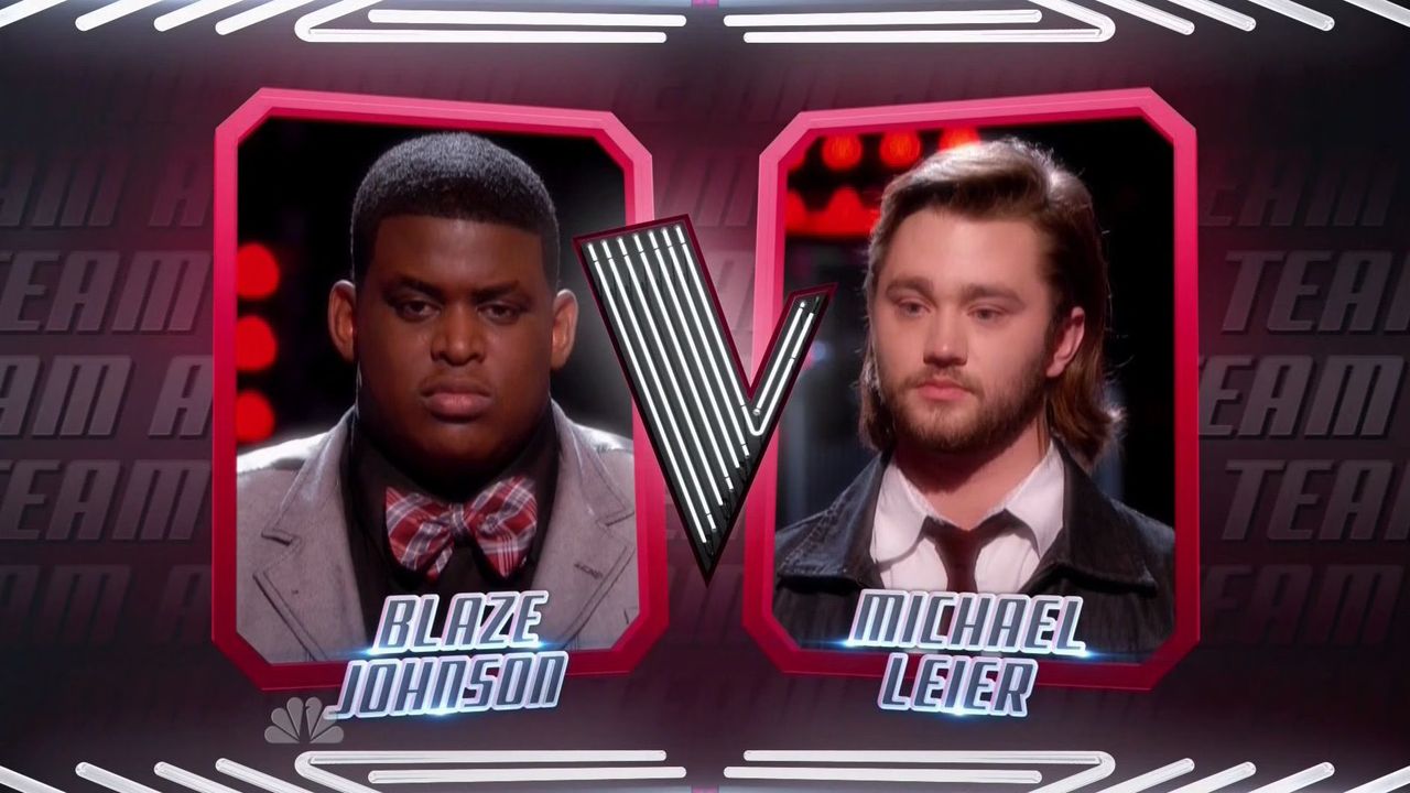 Michael Leier and Blaze Johnson sing 'Rude' on The Voice 2015 Battle (VIDEO)
