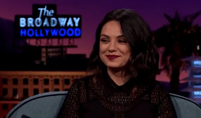 Mila Kunis confirms she's married to Ashton Kutcher on 'Late Late Show' Premiere (VIDEO)