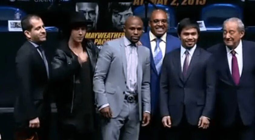 Pacquiao and Mayweather Press Conference Videobombed by Justin Bieber (VIDEO)