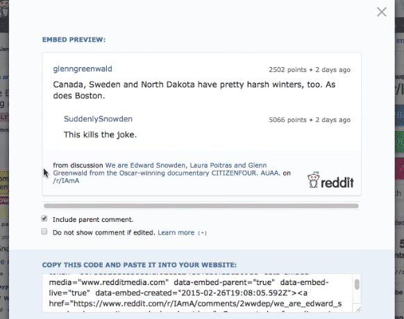Reddit introduces embeddable comment threads
