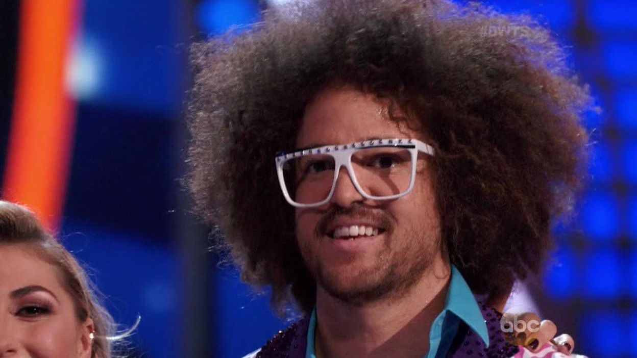Redfoo and Emma Slater dance Cha Cha Cha