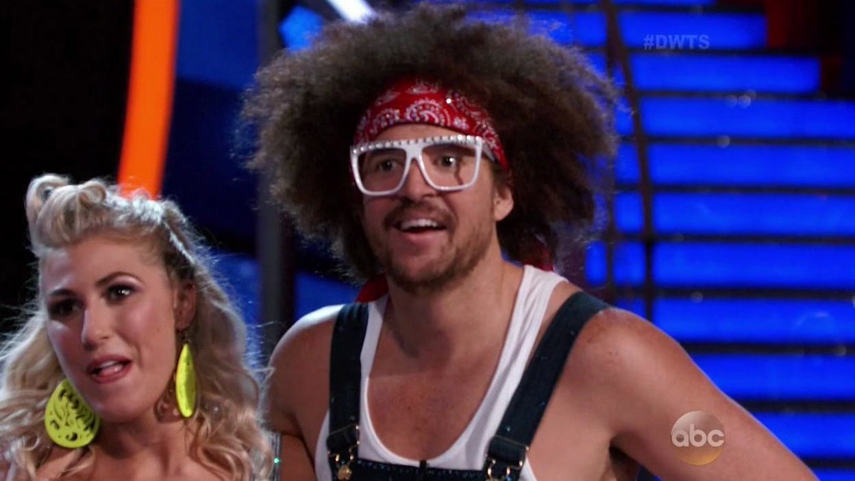 Redfoo and Emma Slater dance Jive