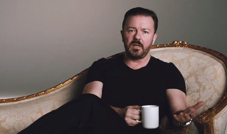 Ricky Gervais shills for Netflix down under (VIDEO)