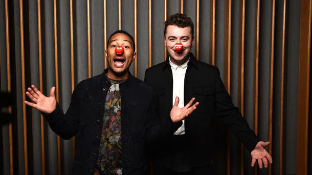 Sam Smith John Legend Red Nose Day