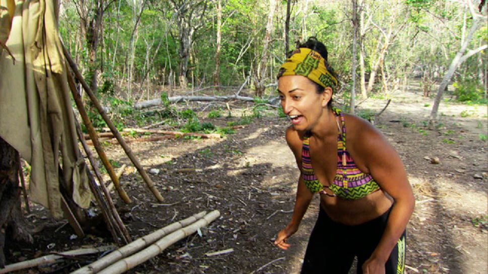 Survivor Worlds Apart Shirin lands on the new Nagarote tribe