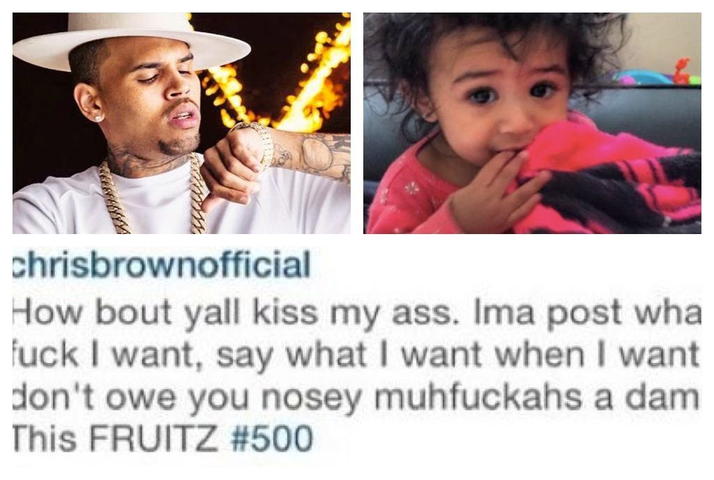 chris brown baby girl breaks silence