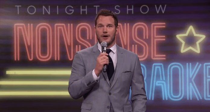 Chris Pratt Sings A Bunch Of Nonsense At Karaoke Just Like Everybody (VIDEO)