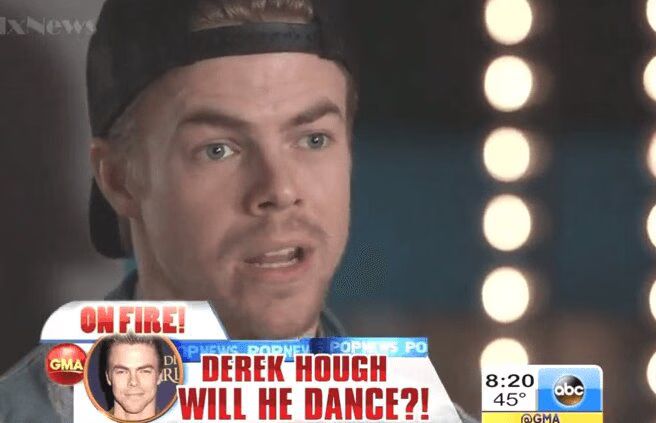 Derek Hough on DWTS Injury- 'I Can't Dance' (VIDEO)