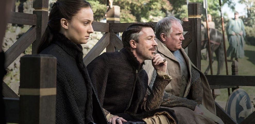Game of Thrones Season 5 Premiere Sansa and Littlefinger