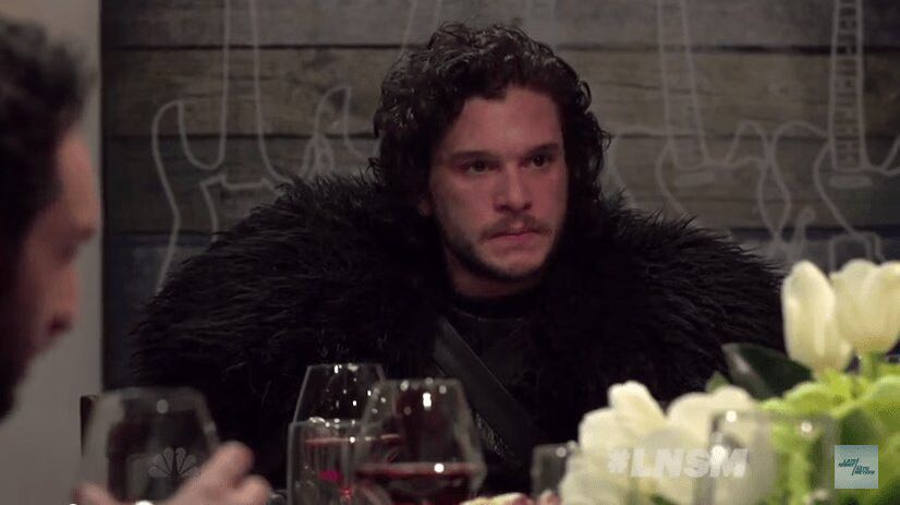 Jon Snow is the Best Worst Dinner Guest Ever (VIDEO)