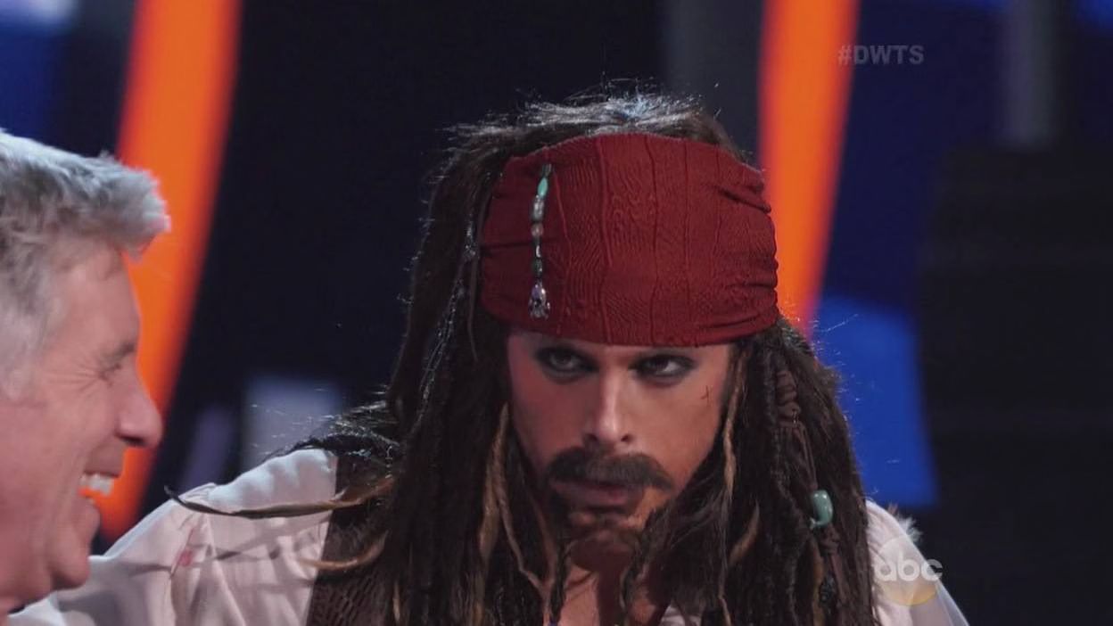 Riker Lynch and Allison Holker dance 'Pirates' Paso Doble
