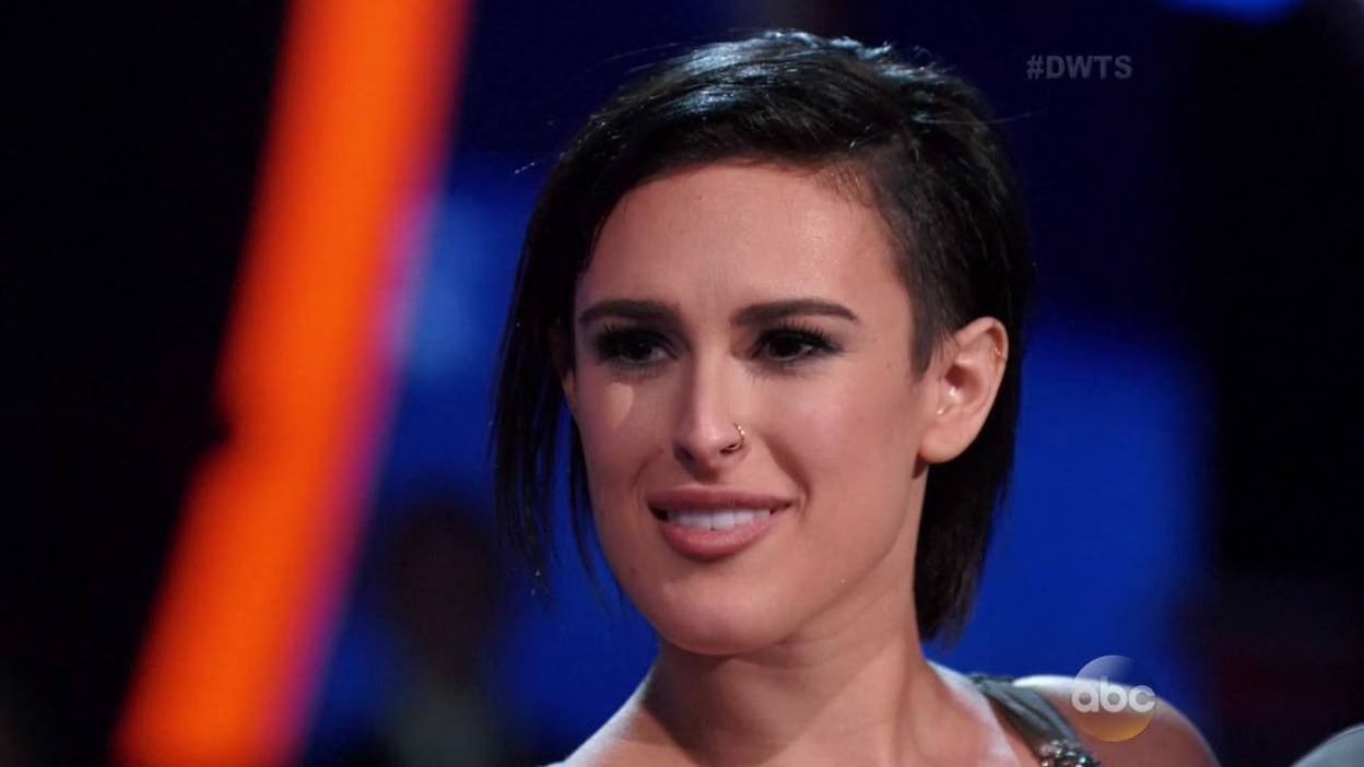 Rumer Willis and Val Chmerkovskiy dance 'Beautiful' Waltz