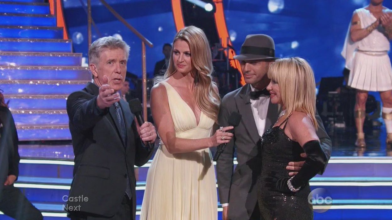 Suzanne Somers eliminated DWTS