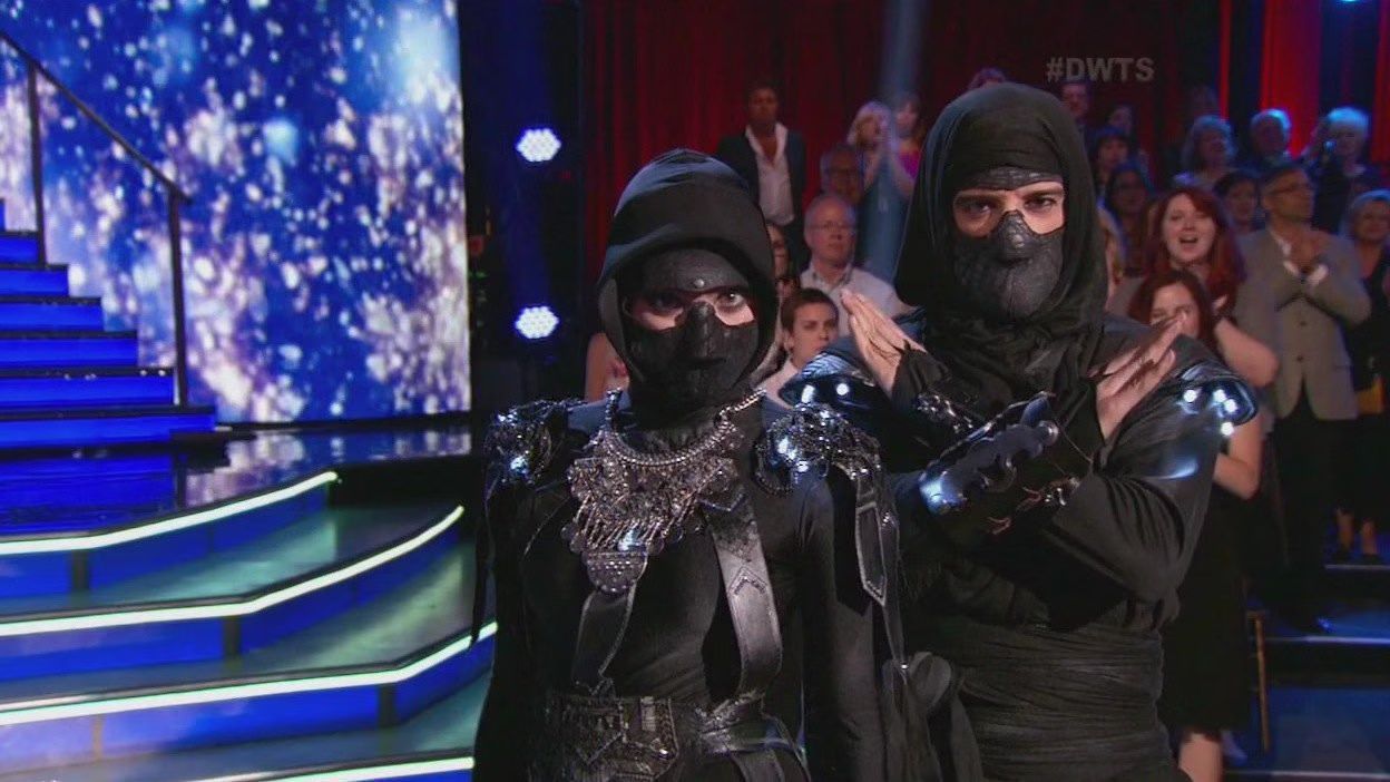 Willow Shields and Mark Ballas dance 'Ninja' Jazz