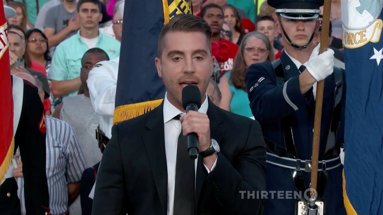 'American Idol' Winner Nick Fradiani Sings National Anthem at Memorial Day Concert