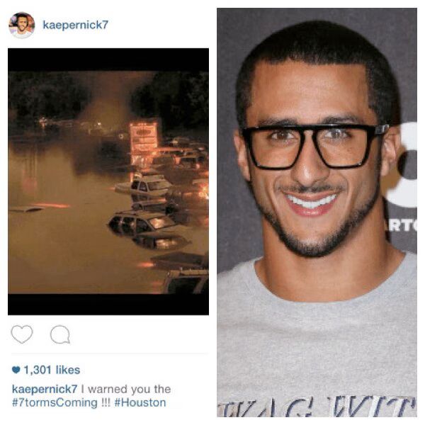 Colin Kaepernick Apologizes For Insensitive Texas Flood Taunts