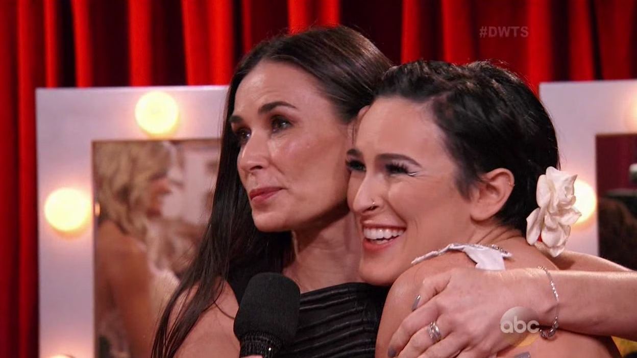Demi Moore Rumer Willis DWTS
