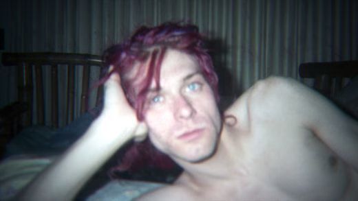 An unseen image of Kurt Cobain at home featured in the film “Kurt Cobain: Montage of Heck” (© The End of Music, LLC/ Courtesy HBO)