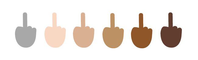 Middle Finger Emoji / Microsoft