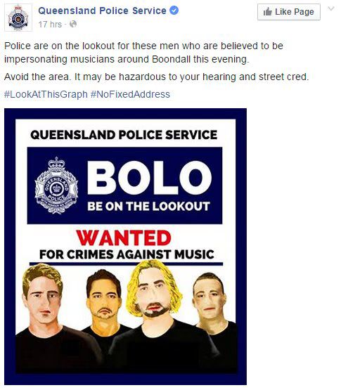 Nickelback Wanted By Police