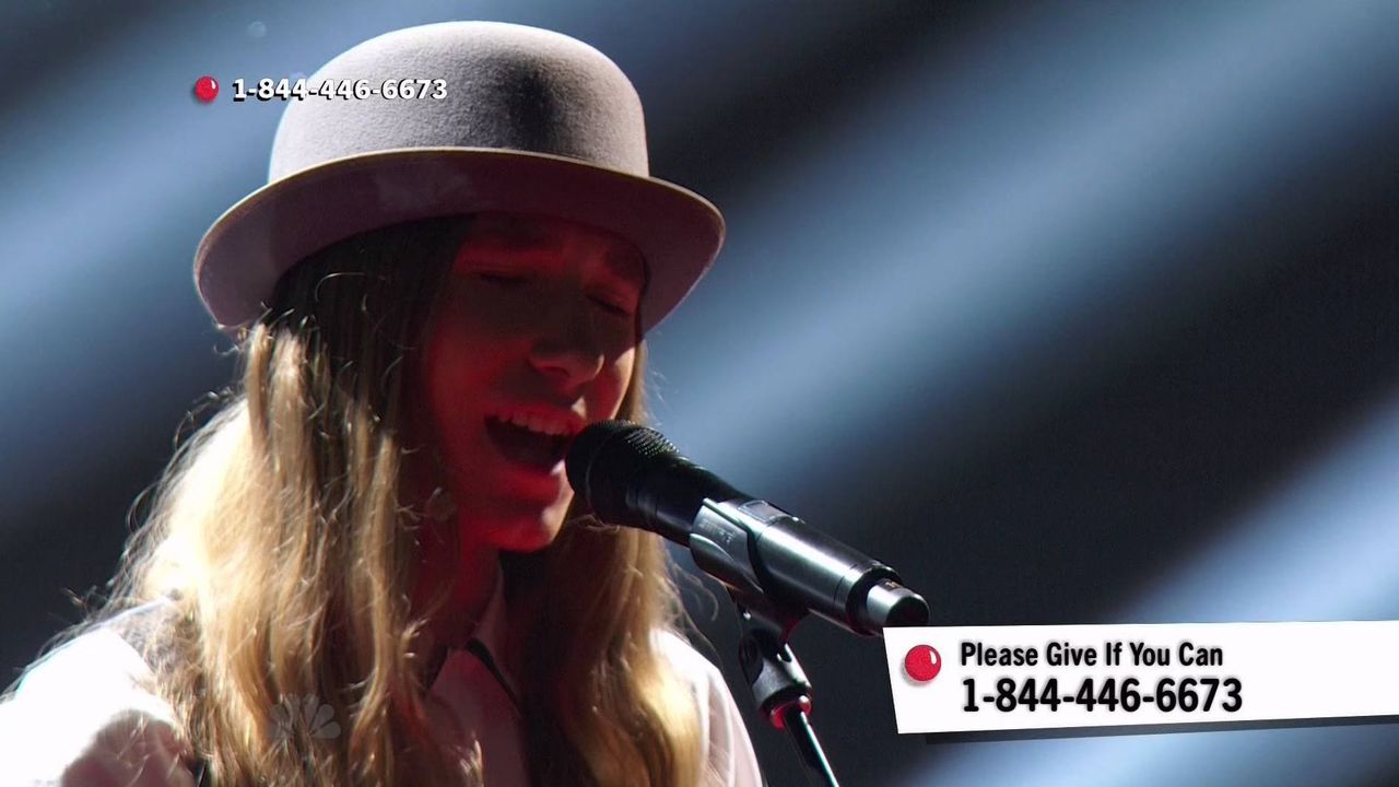 Sawyer Fredericks sings 'Imagine' on Red Nose Day (VIDEO)