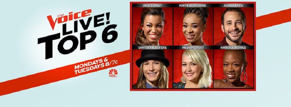 The Voice Season 8 Top 6