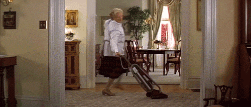Mrs. Doubtfire Vacuum GIF