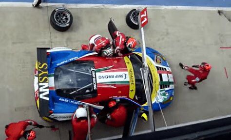 Race Car Pitstops Compared (VIDEO)