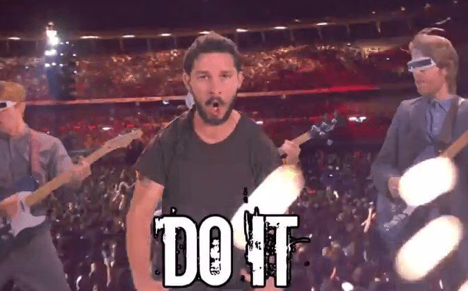 Shia LaBeouf Singing His Viral Motivational Speech Is Even Better (VIDEO)