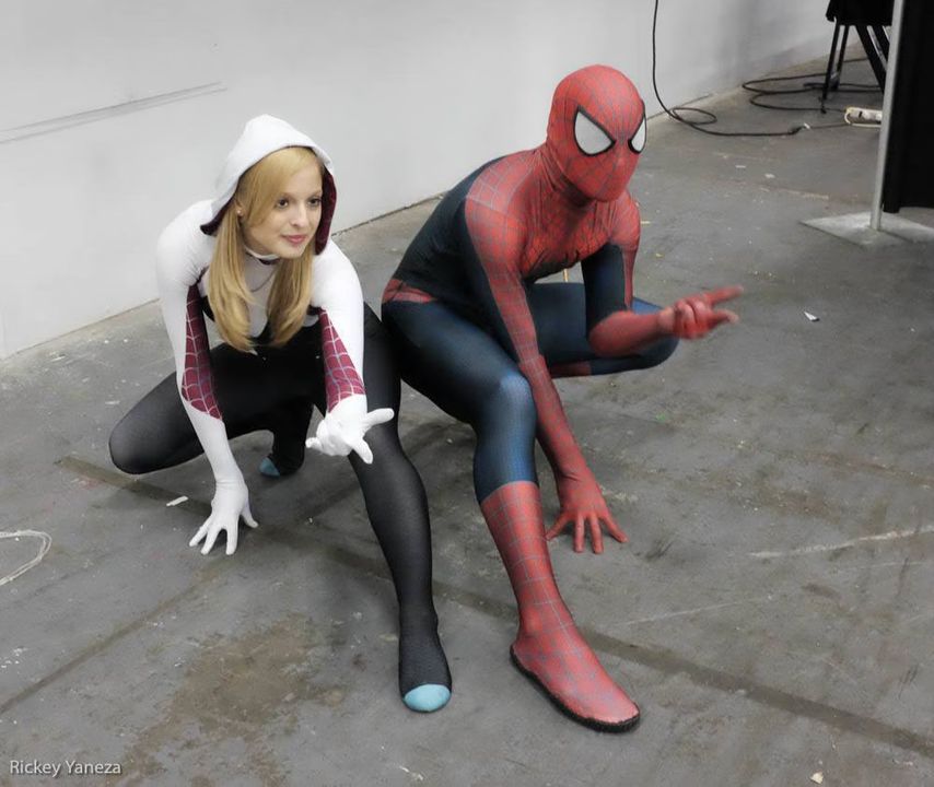 Spider-Gwen and Spider-Man