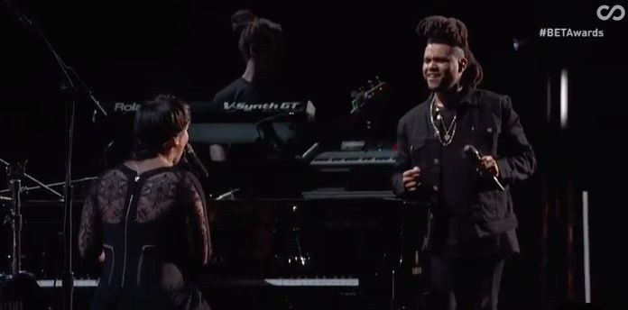 The Weeknd and Alicia Keys perform 'Earned It' at the BET Awards 2015 (VIDEO)