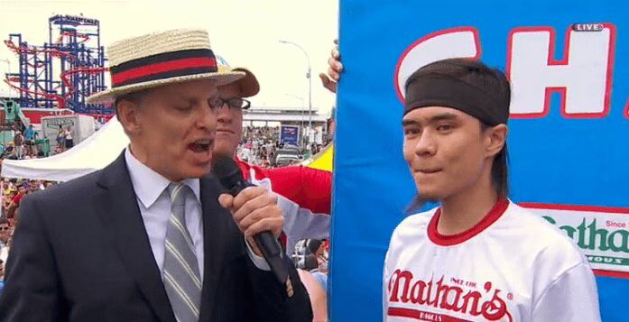 Matt Stonie Wins 2015 Hotdog