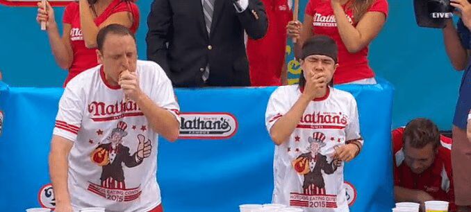 Matt Stonie dethrones Joey Chestnut at Nathan's Hot Dog Eating Championship 2015