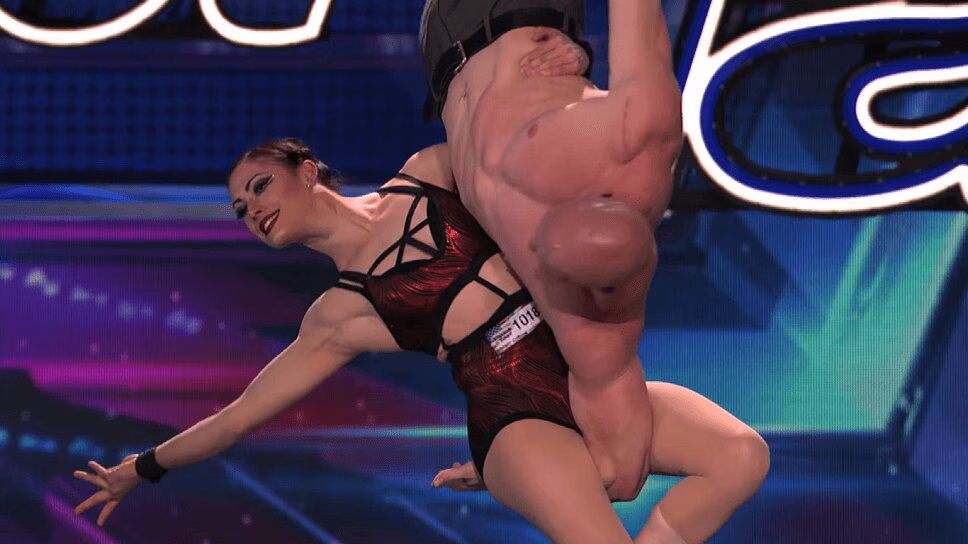 Trapeze Duo Gets Dangerous and Sexy on America's Got Talent 10 (VIDEO)