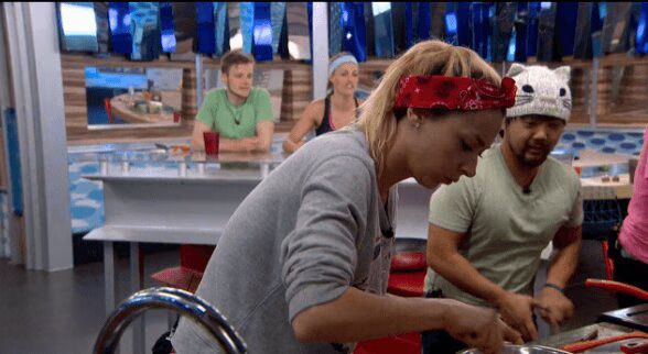 Big Brother Iron Chefs in Action!
