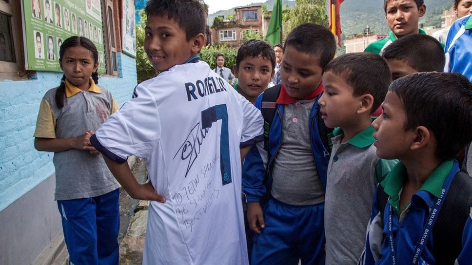 Cristiano Ronaldo sends shirt to Jetin Shrestha