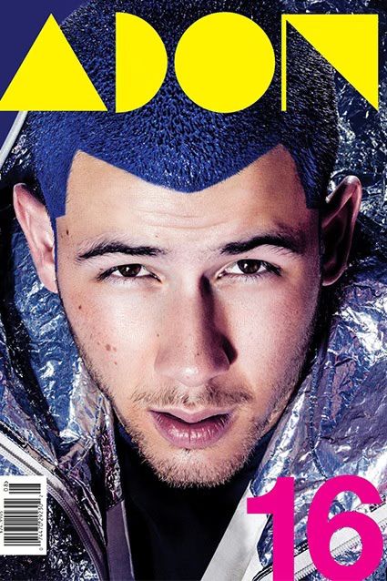 Nick Jonas Stuns With Neon Blue Hair in Adon (PHOTO)