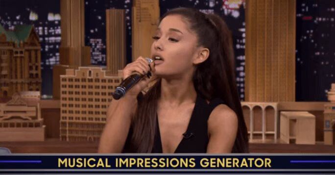 Ariana Grande Nails Impressions of Britney Spears and Christina Aguilera on Tonight Show (VIDEO)